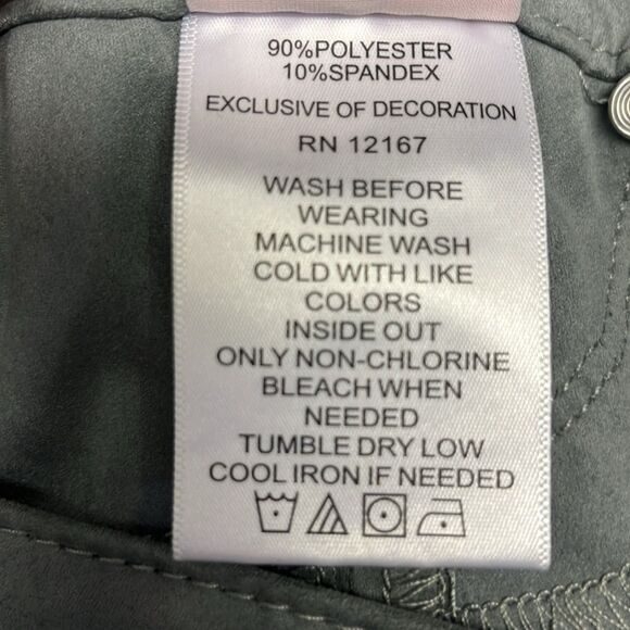 Laurie Felt Los Angeles Faux Suede Baby Bell Vital Stretch Technology Pants- 6 - Picture 12 of 13